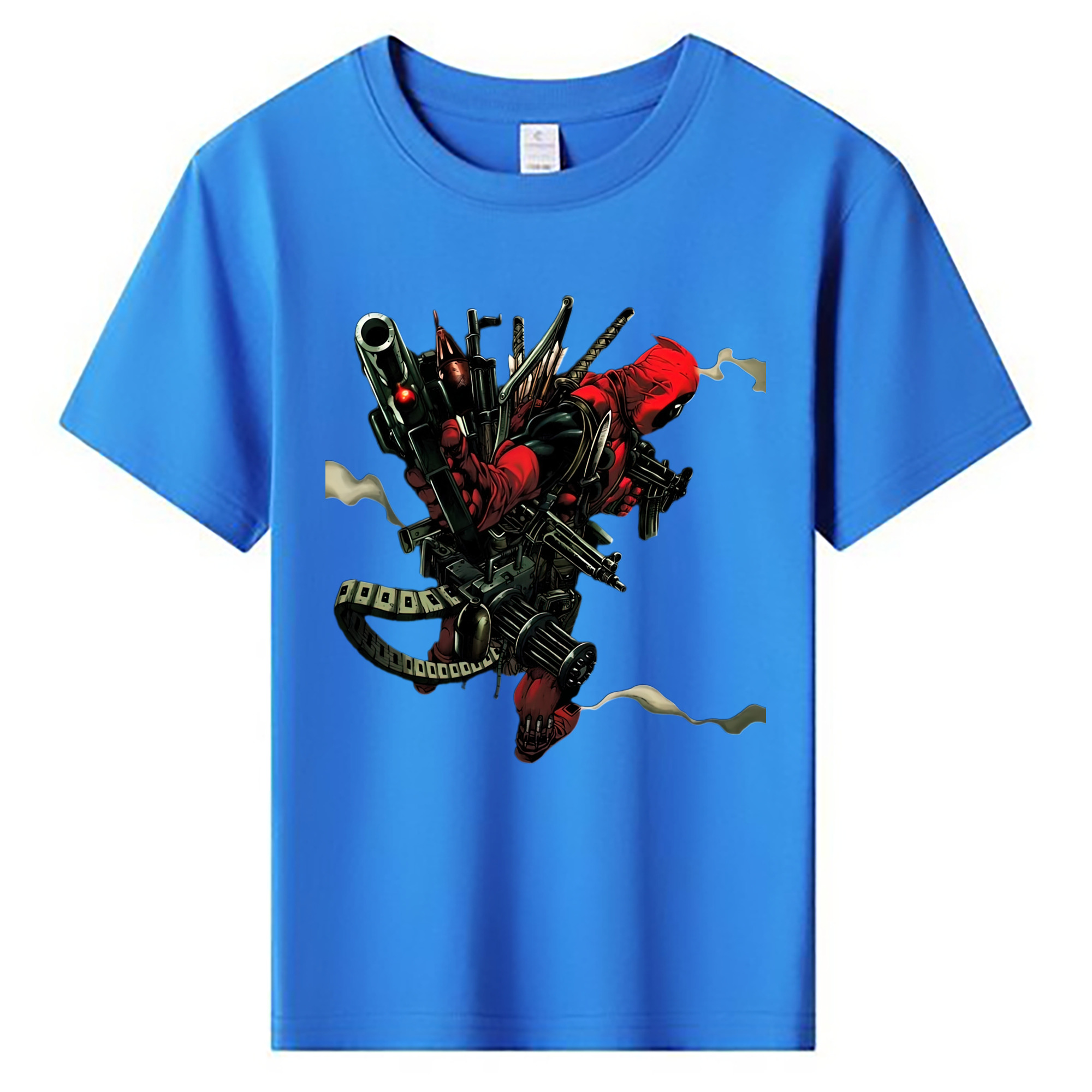 （画像用） Deadpool デッドプール 綿100％キッズTシャツ（フロントプリント）